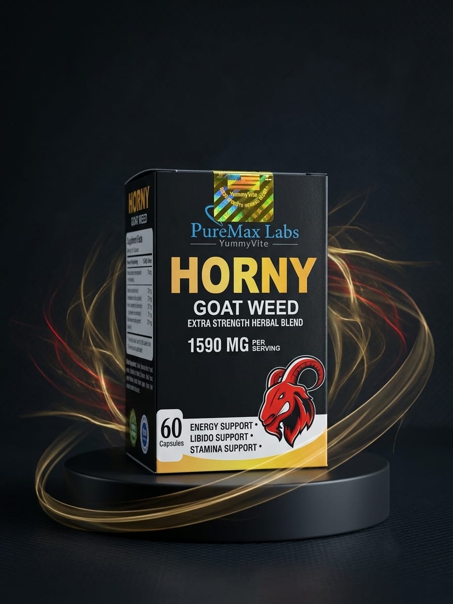 PureMax Labs Horny Goat Weed – প্রিমিয়াম হারবাল ব্লেন্ড যা এনার্জি ও স্ট্যামিনা সাপোর্টে সহায়তা করে। - Image 3